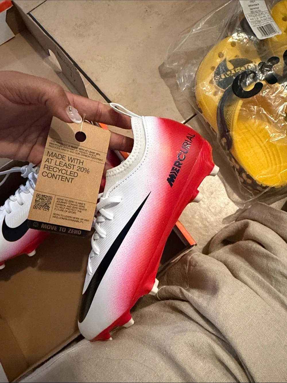 Nike mercurial vapor kids 2.5y